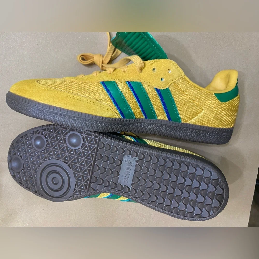 Adidas Originals Samba LT “Preloved Yellow/Green” Unisex Sneakers - Picture 4 of 11